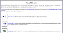 Desktop Screenshot of openmolecules.net